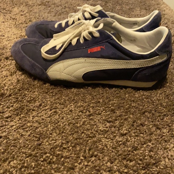 Puma sneaker; size US 8; Blue/Grey - Picture 2 of 6